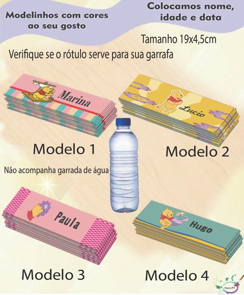 Rótulo Água Mineral-pooh