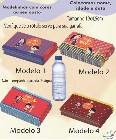 Rótulo Água Mineral-show da Luna