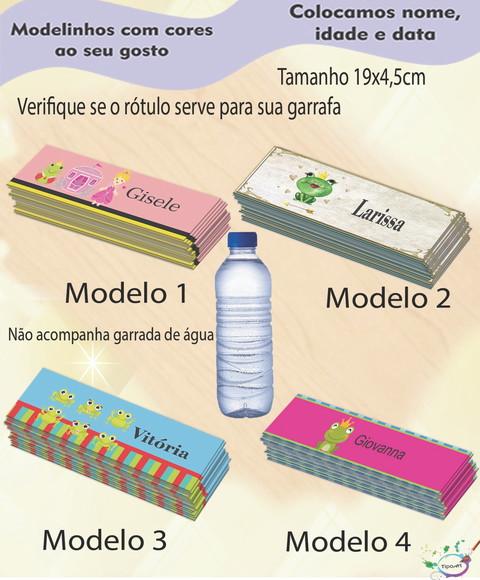 Rótulo Água Mineral-sapinho