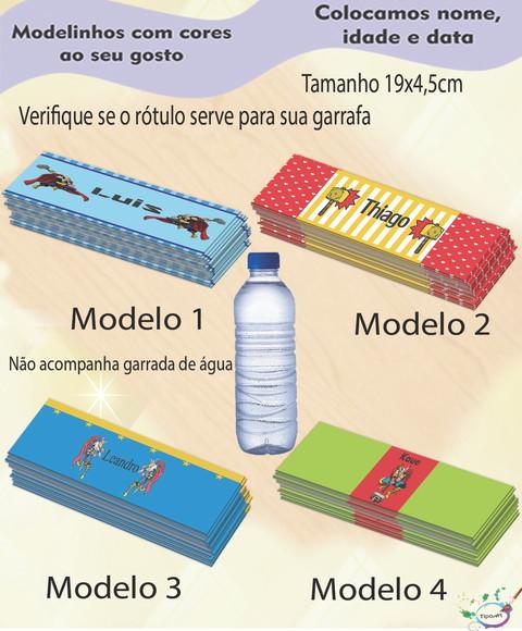 Rótulo Água Mineral-thor