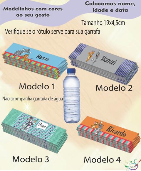 Rótulo Água Mineral-tom e Jerry
