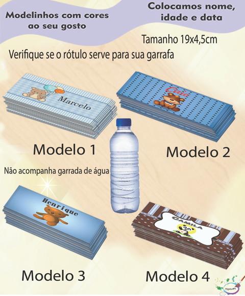 Rótulo Água Mineral-ursinho