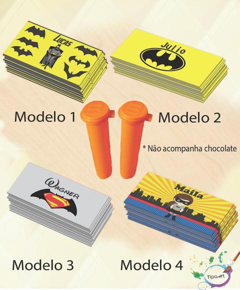 Rotulo Chocolate(confete)-batman