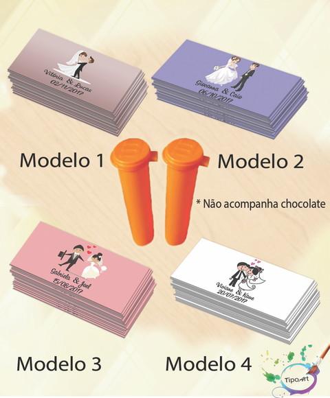 Rotulo Chocolate(confete)-casal