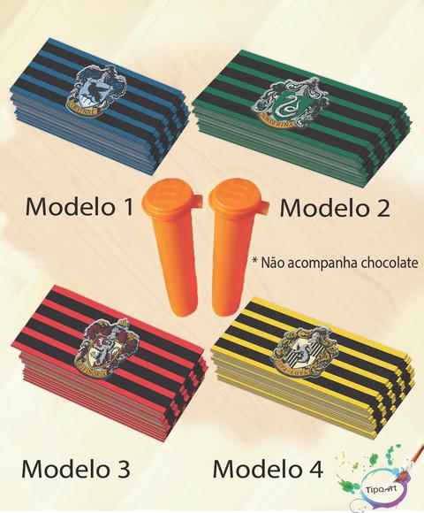 Rotulo Chocolate(confete)-brasões Harry Potter