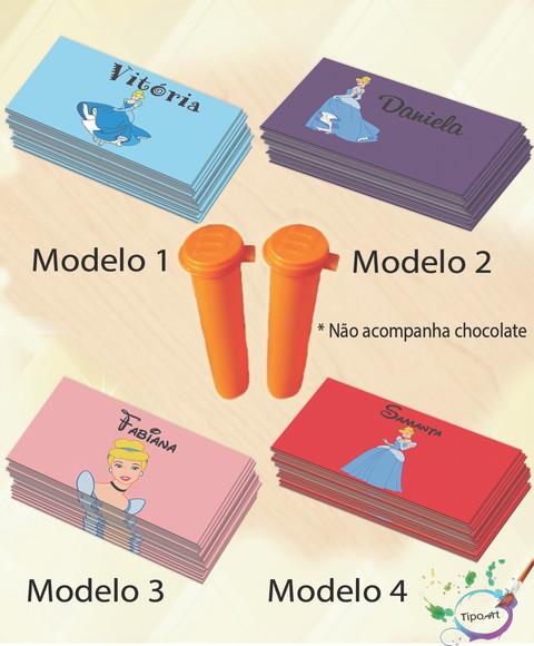 Rotulo Chocolate(confete)-cinderela