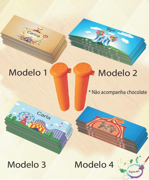 Rotulo Chocolate(confete)-circo