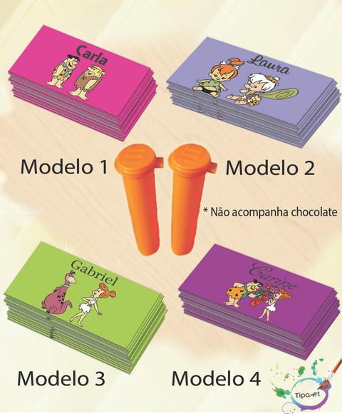 Rotulo Chocolate(confete)-fred Flintstone