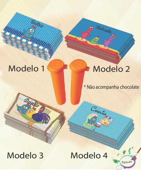 Rotulo Chocolate(confete)-galinha Pintadinha