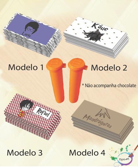 Rotulo Chocolate(confete)-harry Potter-modelo 2