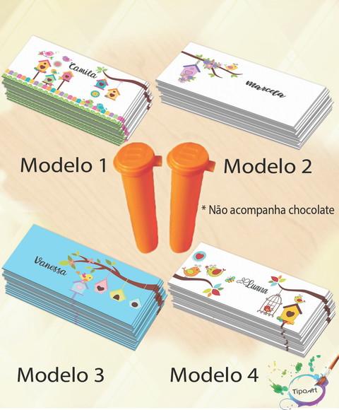 Rotulo Chocolate(confete)-jardim Encantado