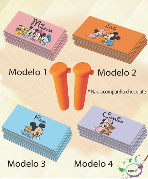 Rotulo Chocolate(confete)-mickey Baby