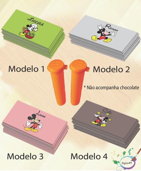 Rotulo Chocolate(confete)-mickey