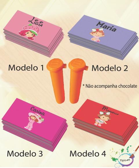 Rotulo Chocolate(confete)-moranguinho