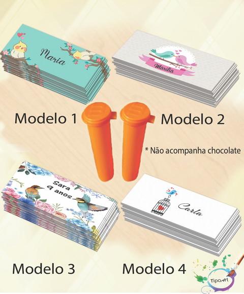 Rotulo Chocolate(confete)-pássaros