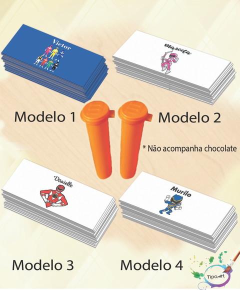 Rotulo Chocolate(confete)-pawer Ranger