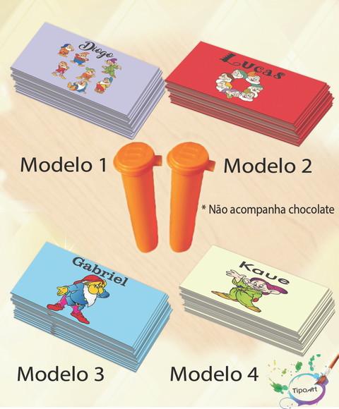 Rotulo Chocolate(confete)-sete Anões