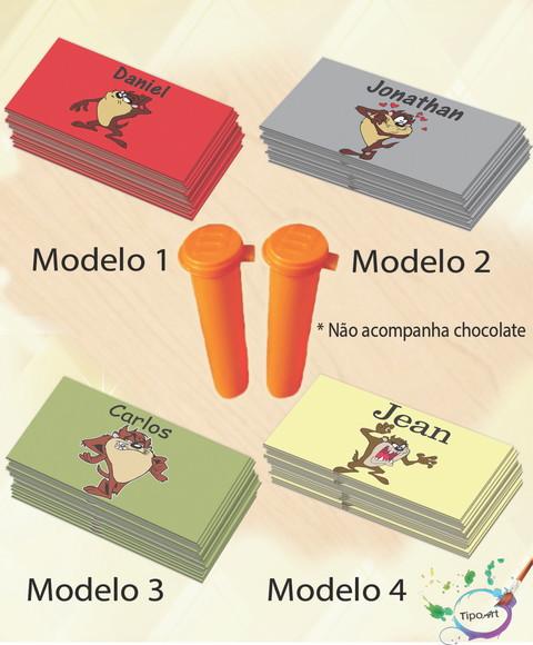 Rotulo Chocolate(confete)-taz Mania