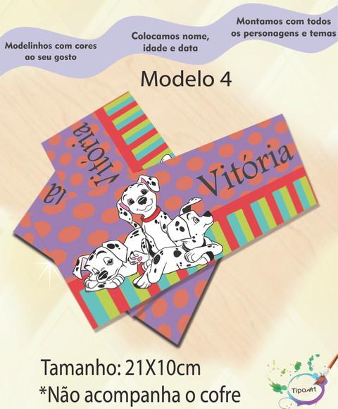 Rotulo Cofre -101 Dalmatas