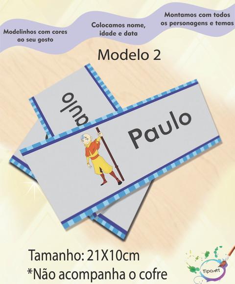 Rotulo Cofre -avatar Aang