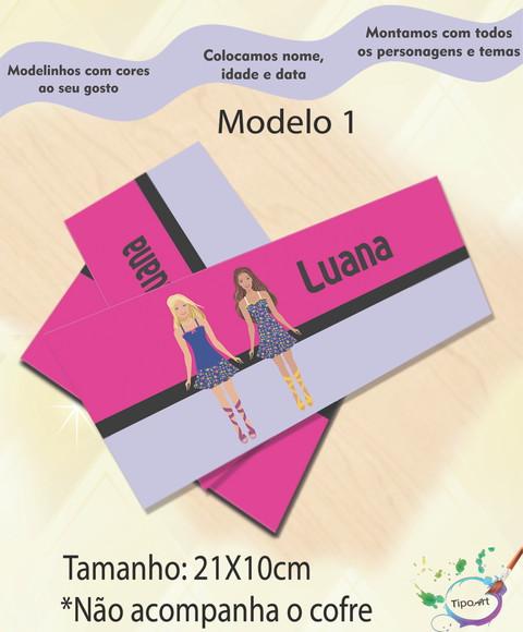 Rotulo Cofre -barbie