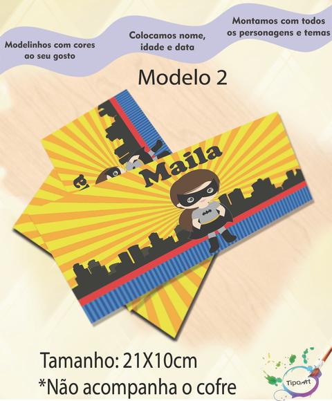 Rotulo Cofre -batman