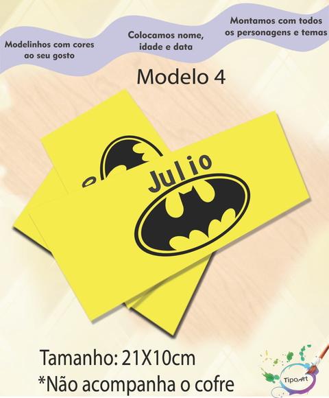 Rotulo Cofre -batman