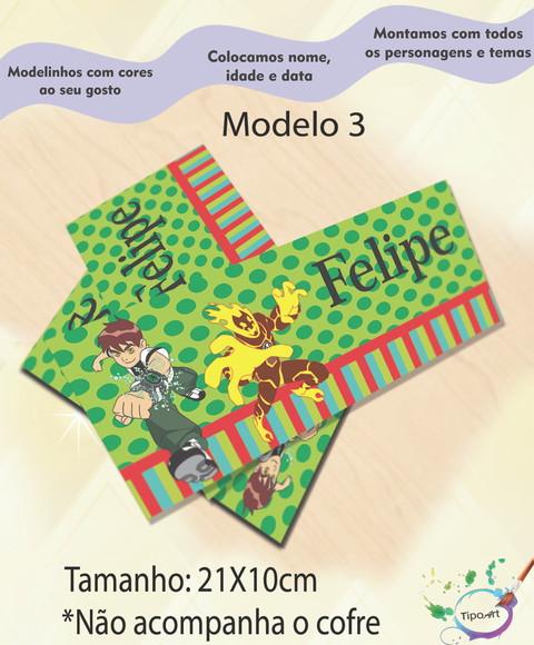 Rotulo Cofre -ben 10