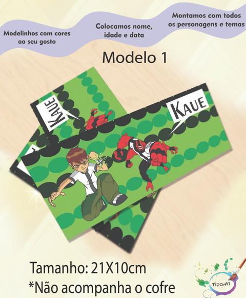 Rotulo Cofre -ben 10