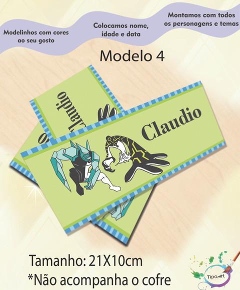 Rotulo Cofre -ben 10