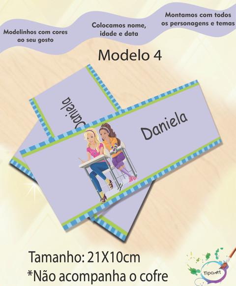 Rotulo Cofre -barbie