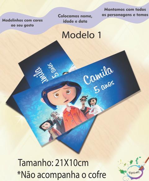 Rotulo Cofre -caroline e o Mundo Secreto