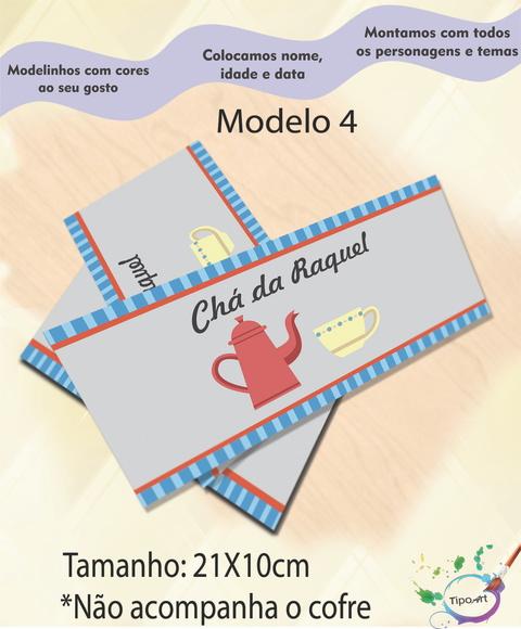 Rotulo Cofre -chá de Cozinha