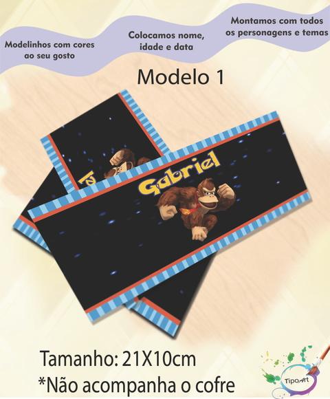 Rotulo Cofre -donkey Kong
