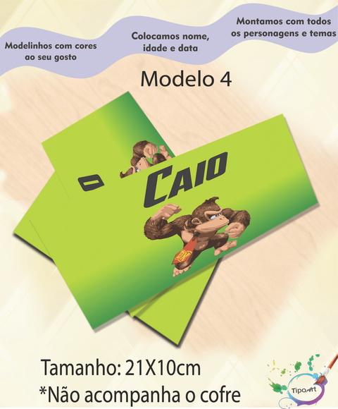 Rotulo Cofre -donkey Kong