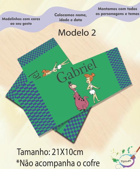 Rotulo Cofre -fred Flintstone