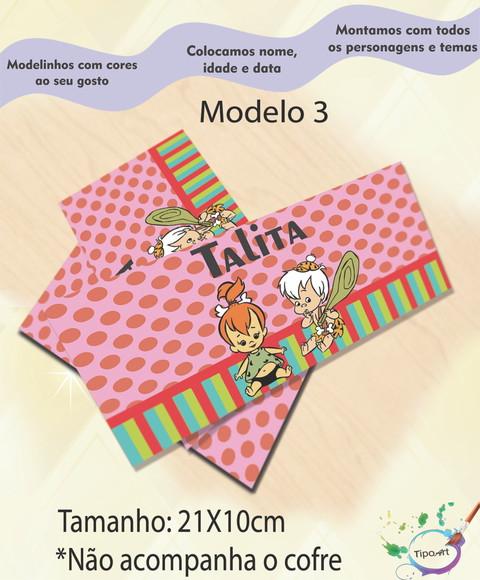 Rotulo Cofre -fred Flintstone