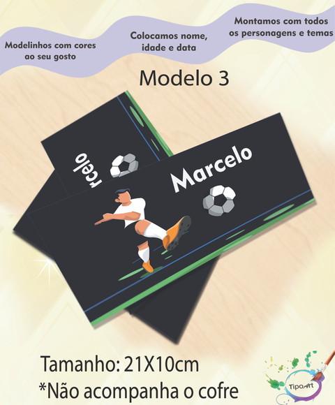 Rotulo Cofre -futebol