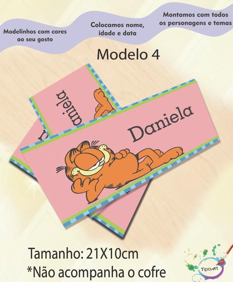 Rotulo Cofre -garfield