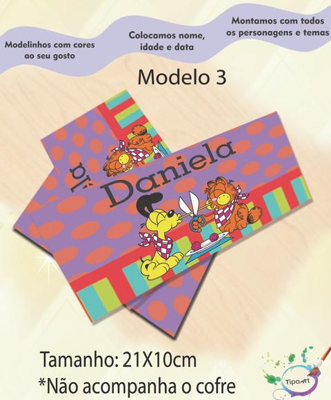 Rotulo Cofre -garfield