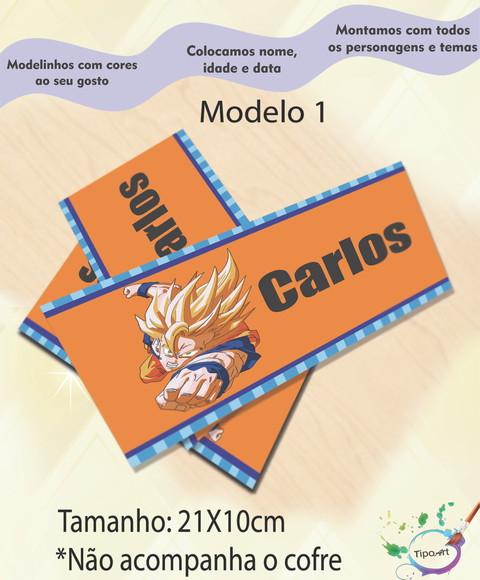 Rotulo Cofre -goku