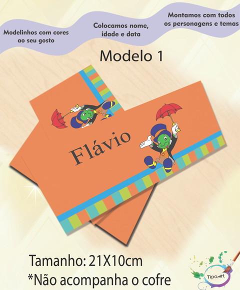 Rotulo Cofre -grilo Falante