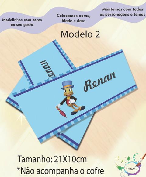 Rotulo Cofre -grilo Falante