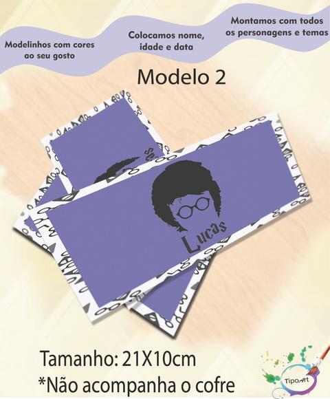 Rotulo Cofre -harry Potter-modelo 2