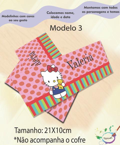 Rotulo Cofre -hello Kitty