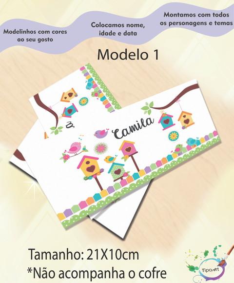 Rotulo Cofre -jardim Encantado