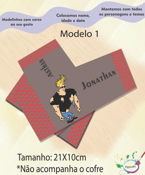 Rotulo Cofre -johnny Bravo