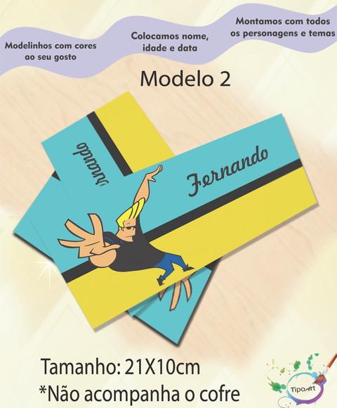 Rotulo Cofre -johnny Bravo