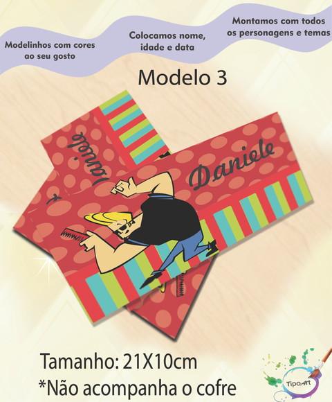 Rotulo Cofre -johnny Bravo