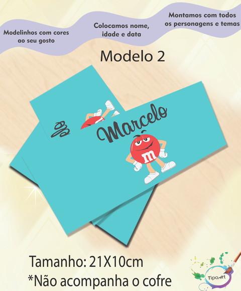 Rotulo Cofre -m&m
